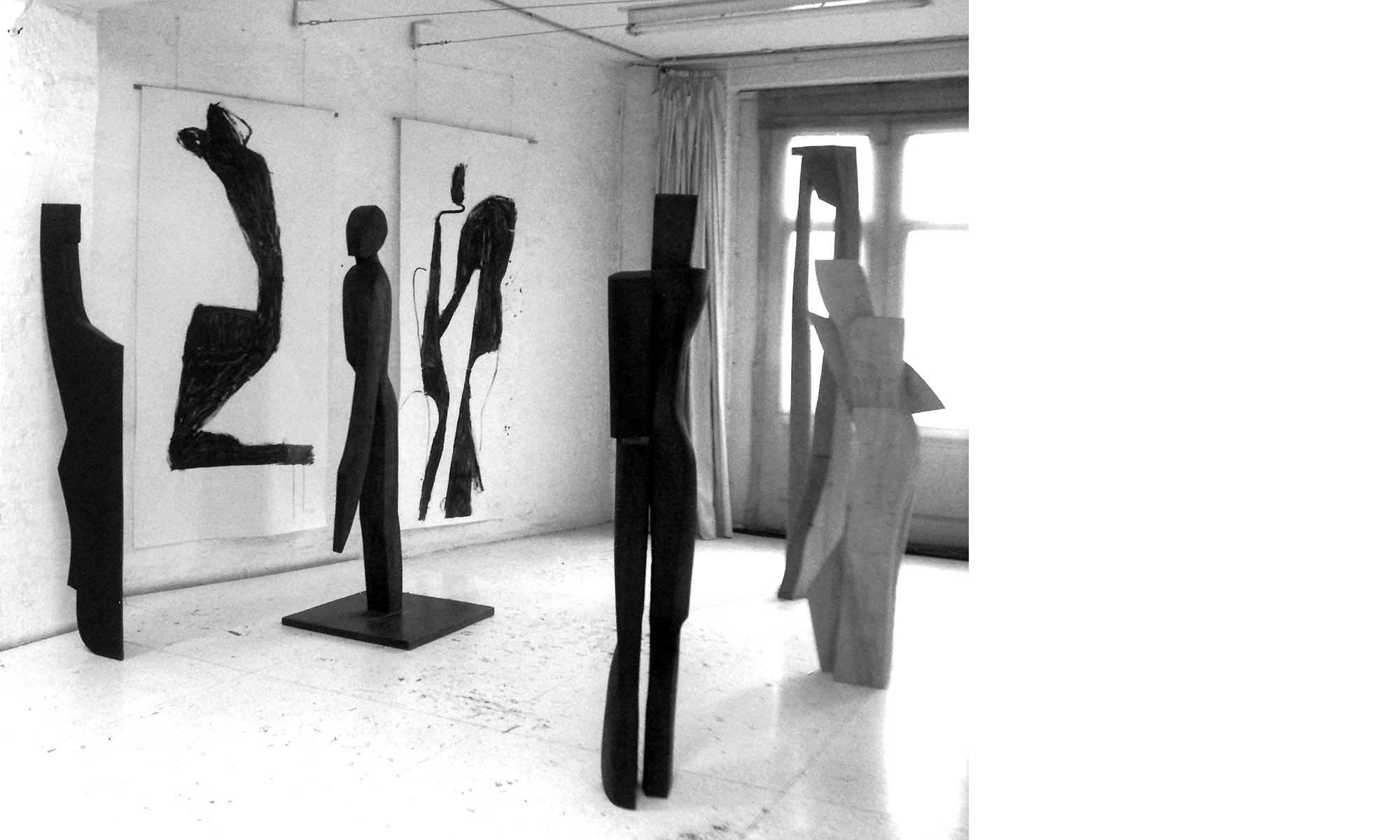 Erhard Mika, Hürth-Efferen, Bilder, Zeichnungen, Skulpturen, PRÄ-FIGURATION, Skulpturen-Auswahl 5, 1984 bis 1994